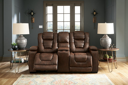 Owner's Box PWR REC Loveseat/CON/ADJ HDRST at Towne & Country Furniture (AL) furniture, home furniture, home decor, sofa, bedding
