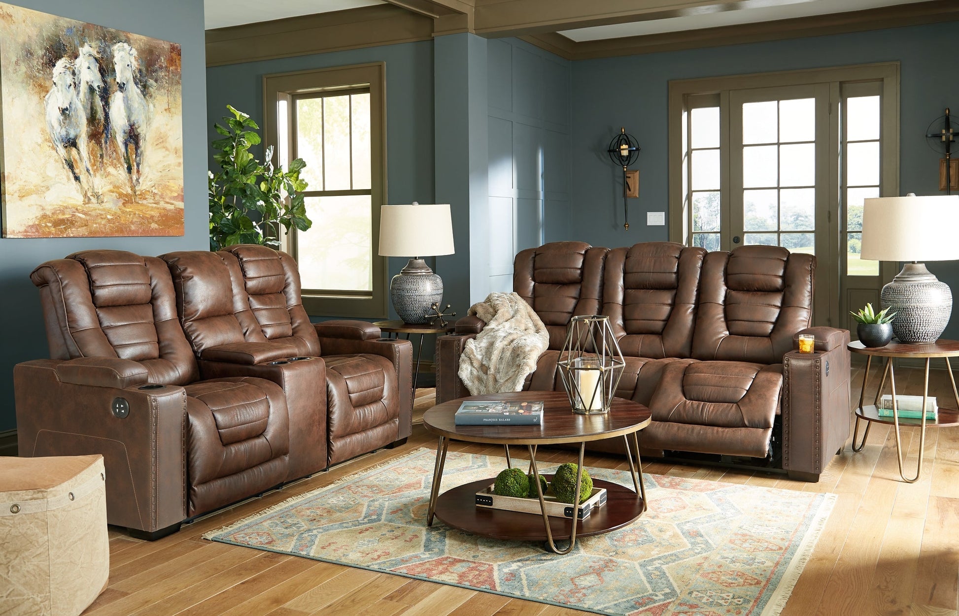 Owner's Box PWR REC Loveseat/CON/ADJ HDRST at Towne & Country Furniture (AL) furniture, home furniture, home decor, sofa, bedding
