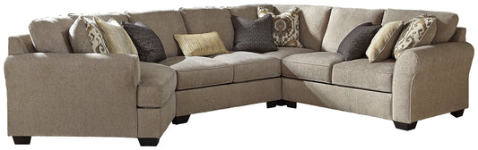 Pantomine 4-Piece Sectional with Ottoman at Towne & Country Furniture (AL) furniture, home furniture, home decor, sofa, bedding