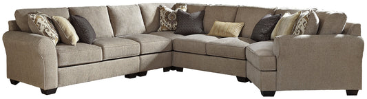 Pantomine 5-Piece Sectional with Cuddler at Towne & Country Furniture (AL) furniture, home furniture, home decor, sofa, bedding