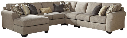 Pantomine 5-Piece Sectional with Ottoman at Towne & Country Furniture (AL) furniture, home furniture, home decor, sofa, bedding