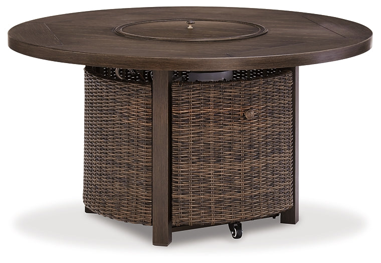 Paradise Trail Round Fire Pit Table at Towne & Country Furniture (AL) furniture, home furniture, home decor, sofa, bedding