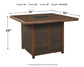 Paradise Trail Square Bar Table w/Fire Pit at Towne & Country Furniture (AL) furniture, home furniture, home decor, sofa, bedding