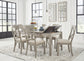 Parellen Dining Table and 6 Chairs at Towne & Country Furniture (AL) furniture, home furniture, home decor, sofa, bedding