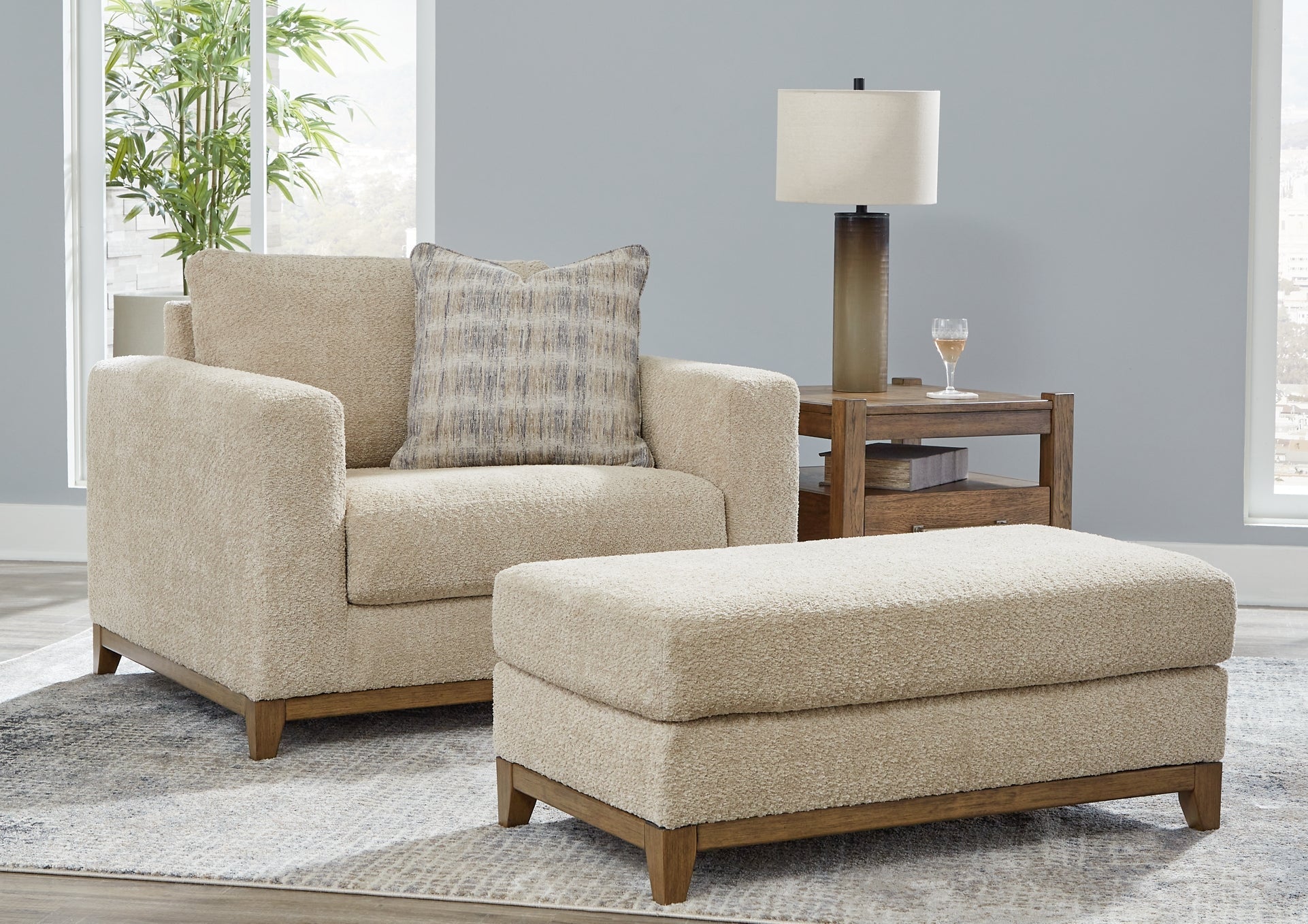 Parklynn Chair and Ottoman at Towne & Country Furniture (AL) furniture, home furniture, home decor, sofa, bedding