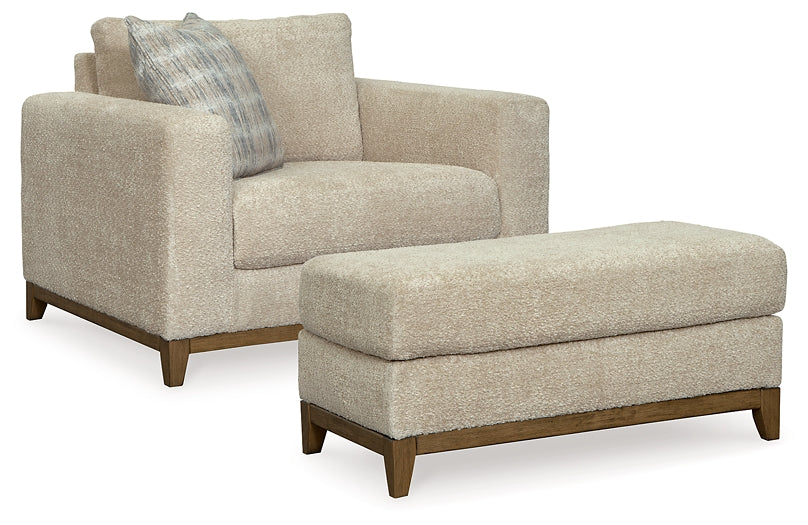 Parklynn Chair and Ottoman at Towne & Country Furniture (AL) furniture, home furniture, home decor, sofa, bedding