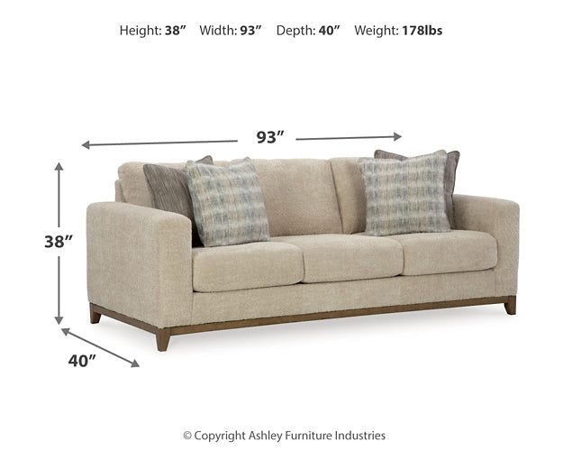 Parklynn Sofa, Loveseat, Chair and Ottoman at Towne & Country Furniture (AL) furniture, home furniture, home decor, sofa, bedding