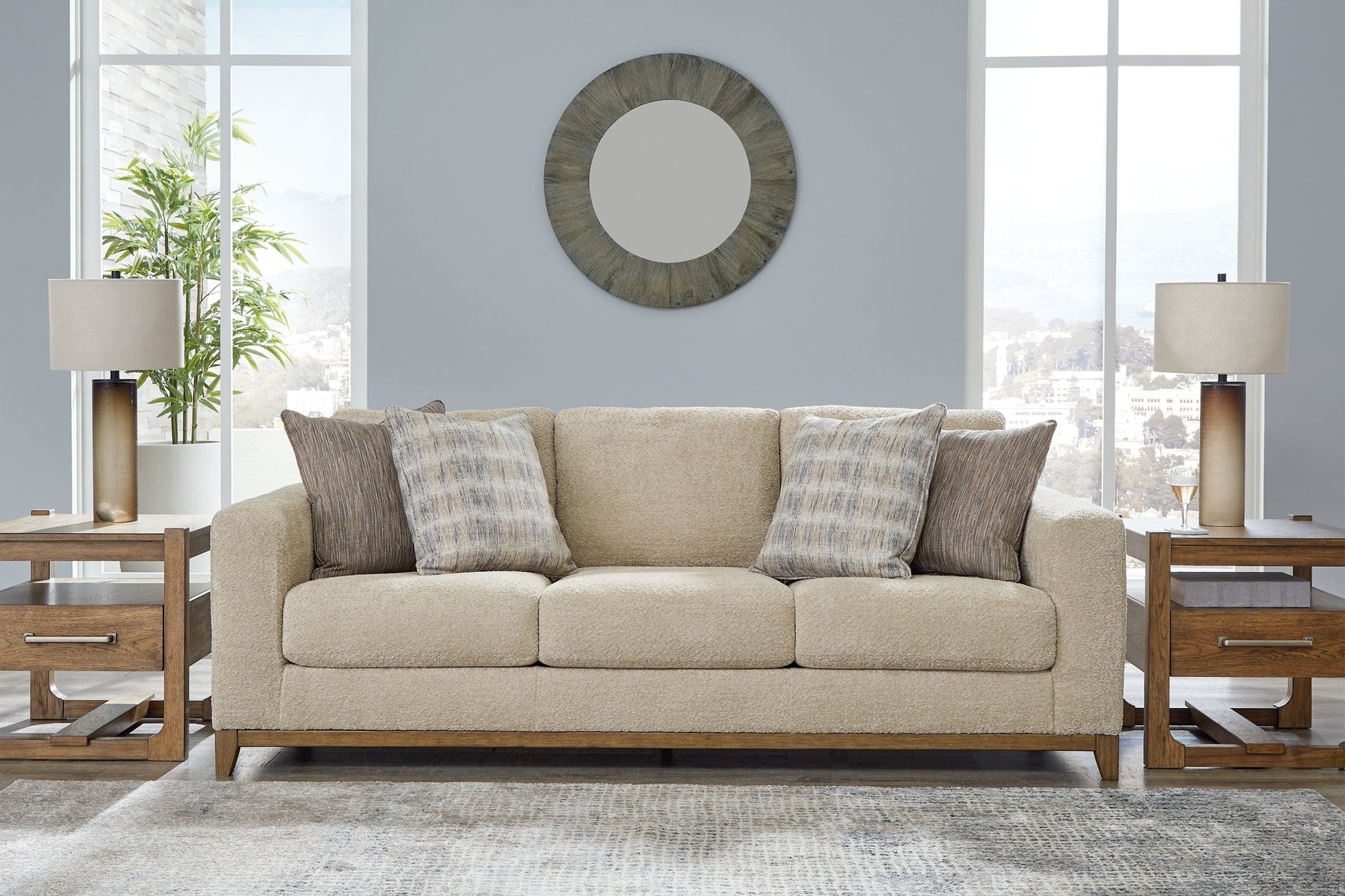 Parklynn Sofa, Loveseat, Chair and Ottoman at Towne & Country Furniture (AL) furniture, home furniture, home decor, sofa, bedding