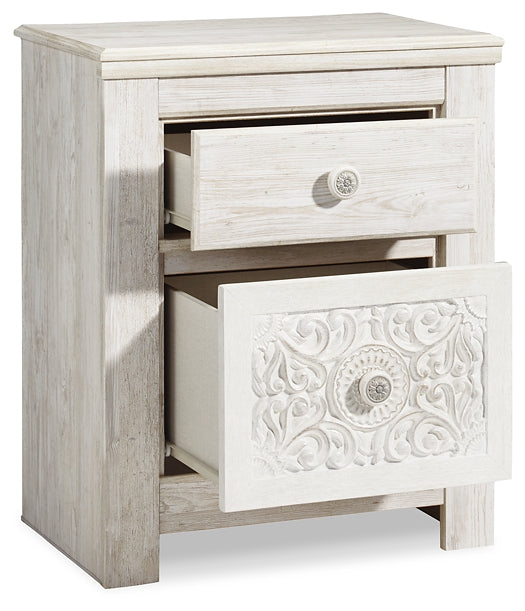 Paxberry King Panel Bed with Mirrored Dresser, Chest and 2 Nightstands at Towne & Country Furniture (AL) furniture, home furniture, home decor, sofa, bedding