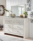 Paxberry Queen Panel Bed with Mirrored Dresser and Chest at Towne & Country Furniture (AL) furniture, home furniture, home decor, sofa, bedding