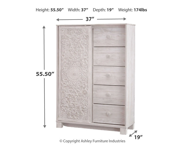 Paxberry Queen Panel Bed with Mirrored Dresser and Chest at Towne & Country Furniture (AL) furniture, home furniture, home decor, sofa, bedding