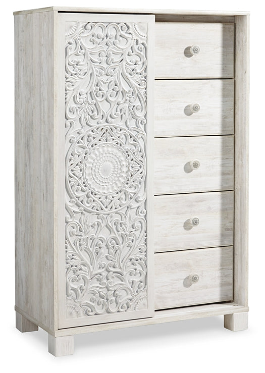 Paxberry Queen Panel Bed with Mirrored Dresser and Chest at Towne & Country Furniture (AL) furniture, home furniture, home decor, sofa, bedding