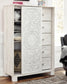 Paxberry Queen Panel Bed with Mirrored Dresser and Chest at Towne & Country Furniture (AL) furniture, home furniture, home decor, sofa, bedding