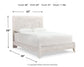 Paxberry Queen Panel Bed with Mirrored Dresser at Towne & Country Furniture (AL) furniture, home furniture, home decor, sofa, bedding