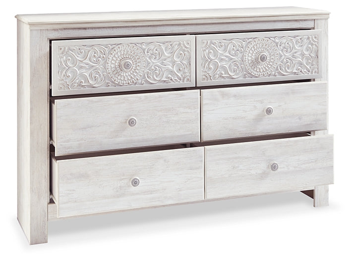 Paxberry Six Drawer Dresser at Towne & Country Furniture (AL) furniture, home furniture, home decor, sofa, bedding