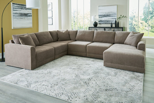 Raeanna 6-Piece Sectional with Chaise at Towne & Country Furniture (AL) furniture, home furniture, home decor, sofa, bedding