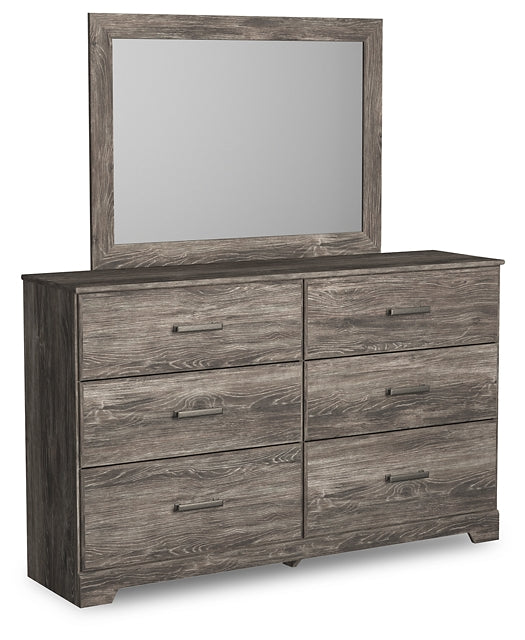 Ralinksi Full Panel Bed with Mirrored Dresser and Nightstand at Towne & Country Furniture (AL) furniture, home furniture, home decor, sofa, bedding