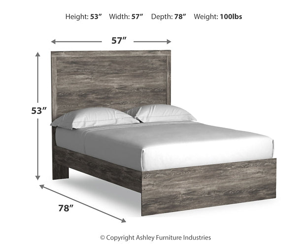 Ralinksi Full Panel Bed with Mirrored Dresser at Towne & Country Furniture (AL) furniture, home furniture, home decor, sofa, bedding