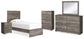 Ralinksi Twin Panel Bed with Mirrored Dresser, Chest and Nightstand at Towne & Country Furniture (AL) furniture, home furniture, home decor, sofa, bedding