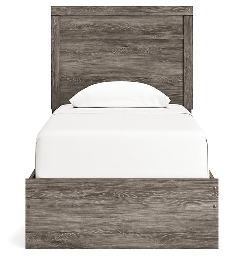 Ralinksi Twin Panel Bed with Mirrored Dresser, Chest and Nightstand at Towne & Country Furniture (AL) furniture, home furniture, home decor, sofa, bedding
