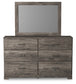 Ralinksi Twin Panel Bed with Mirrored Dresser and Chest at Towne & Country Furniture (AL) furniture, home furniture, home decor, sofa, bedding