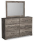 Ralinksi Twin Panel Bed with Mirrored Dresser and Chest at Towne & Country Furniture (AL) furniture, home furniture, home decor, sofa, bedding