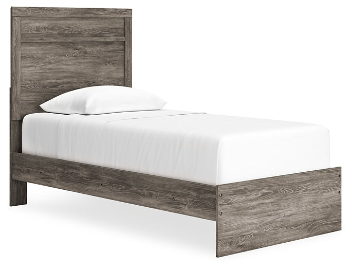 Ralinksi Twin Panel Bed with Mirrored Dresser and Chest at Towne & Country Furniture (AL) furniture, home furniture, home decor, sofa, bedding