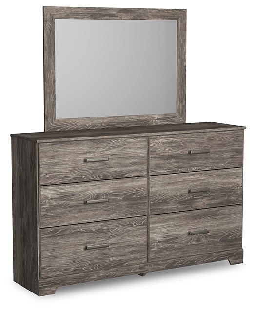 Ralinksi Twin Panel Bed with Mirrored Dresser at Towne & Country Furniture (AL) furniture, home furniture, home decor, sofa, bedding