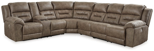 Ravenel 4-Piece Power Reclining Sectional at Towne & Country Furniture (AL) furniture, home furniture, home decor, sofa, bedding