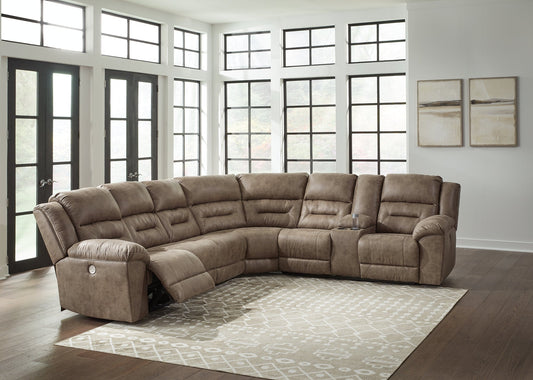 Ravenel 4-Piece Power Reclining Sectional at Towne & Country Furniture (AL) furniture, home furniture, home decor, sofa, bedding