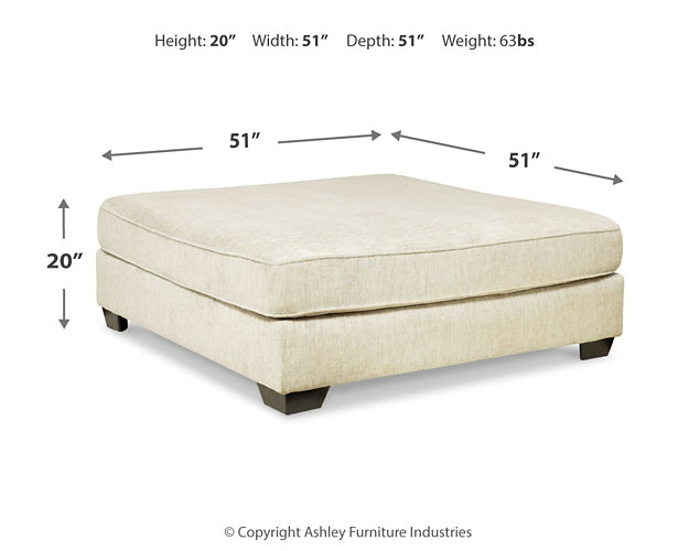 Rawcliffe Oversized Accent Ottoman at Towne & Country Furniture (AL) furniture, home furniture, home decor, sofa, bedding