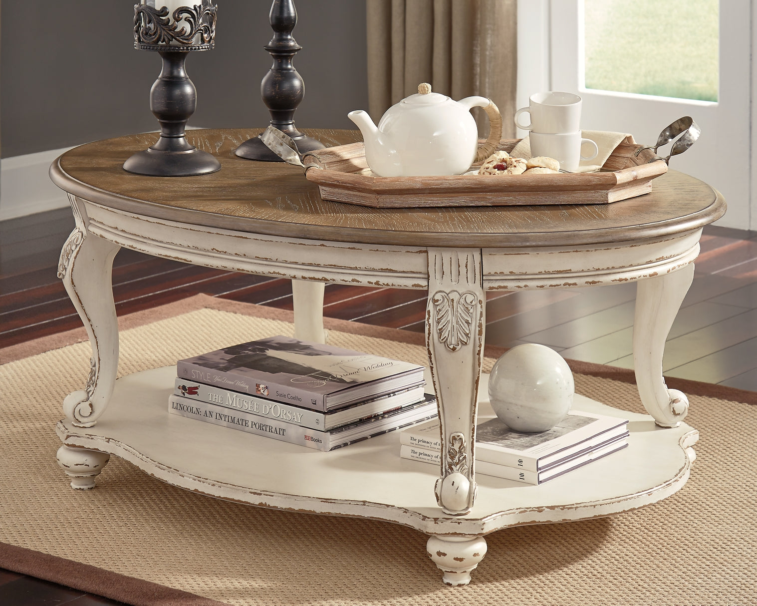 Realyn Coffee Table with 1 End Table at Towne & Country Furniture (AL) furniture, home furniture, home decor, sofa, bedding
