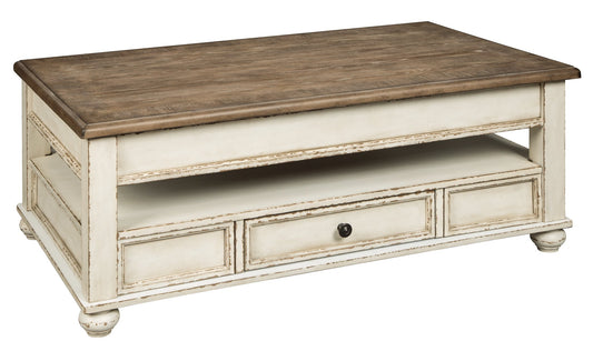 Realyn Coffee Table with 1 End Table at Towne & Country Furniture (AL) furniture, home furniture, home decor, sofa, bedding