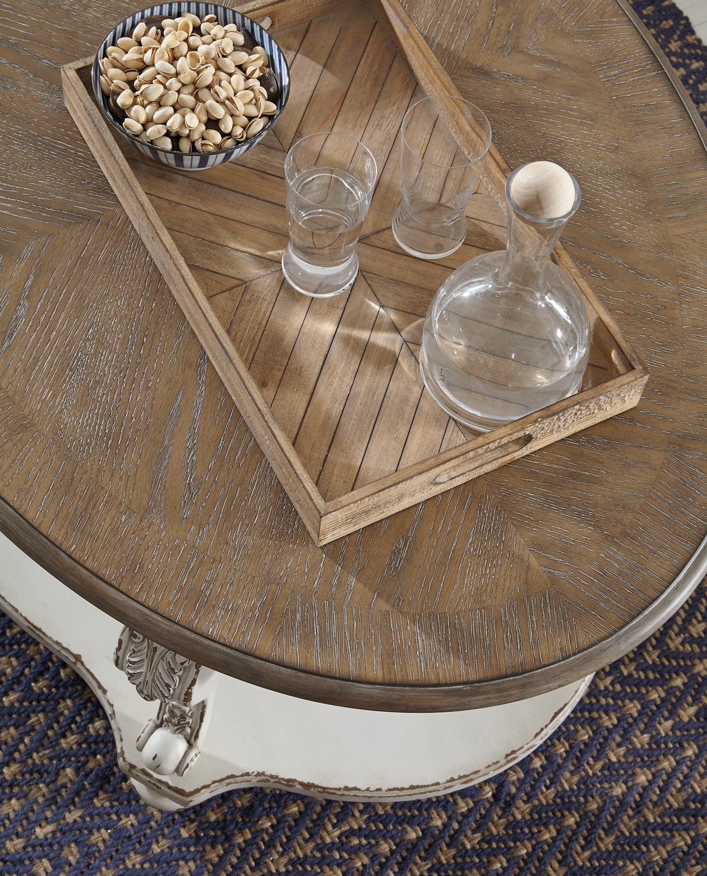 Realyn Coffee Table with 1 End Table at Towne & Country Furniture (AL) furniture, home furniture, home decor, sofa, bedding