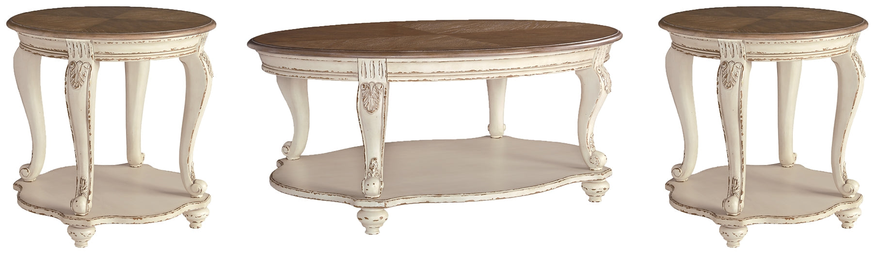 Realyn Coffee Table with 2 End Tables at Towne & Country Furniture (AL) furniture, home furniture, home decor, sofa, bedding