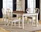 Realyn Dining Table and 4 Chairs at Towne & Country Furniture (AL) furniture, home furniture, home decor, sofa, bedding