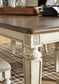 Realyn Dining Table and 4 Chairs at Towne & Country Furniture (AL) furniture, home furniture, home decor, sofa, bedding