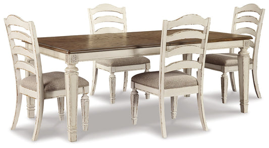 Realyn Dining Table and 4 Chairs at Towne & Country Furniture (AL) furniture, home furniture, home decor, sofa, bedding