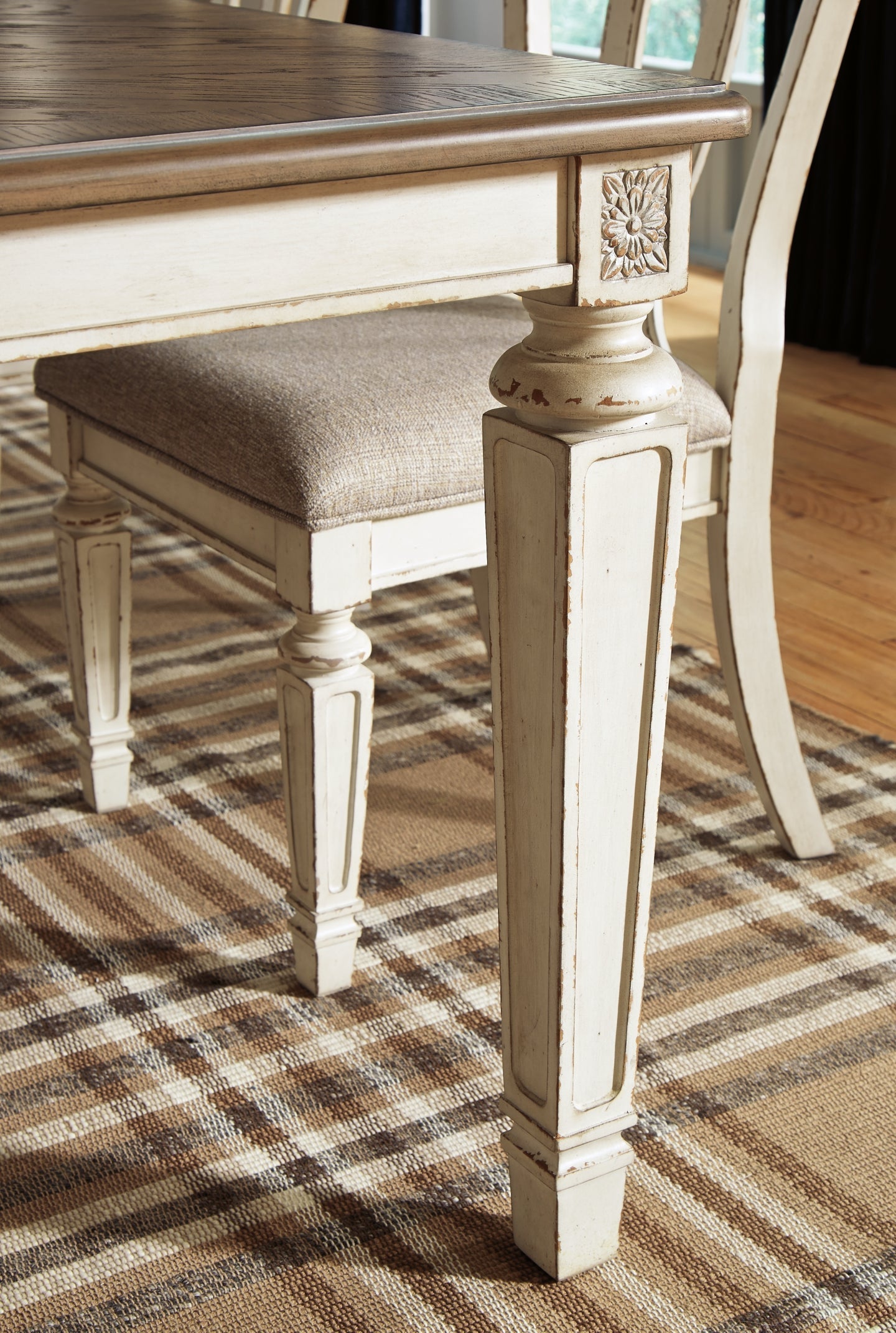 Realyn Dining Table and 4 Chairs at Towne & Country Furniture (AL) furniture, home furniture, home decor, sofa, bedding