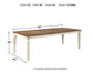 Realyn Dining Table and 4 Chairs at Towne & Country Furniture (AL) furniture, home furniture, home decor, sofa, bedding