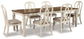 Realyn Dining Table and 6 Chairs at Towne & Country Furniture (AL) furniture, home furniture, home decor, sofa, bedding