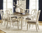 Realyn Dining Table and 6 Chairs with Storage at Towne & Country Furniture (AL) furniture, home furniture, home decor, sofa, bedding
