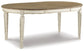 Realyn Dining Table and 6 Chairs with Storage at Towne & Country Furniture (AL) furniture, home furniture, home decor, sofa, bedding