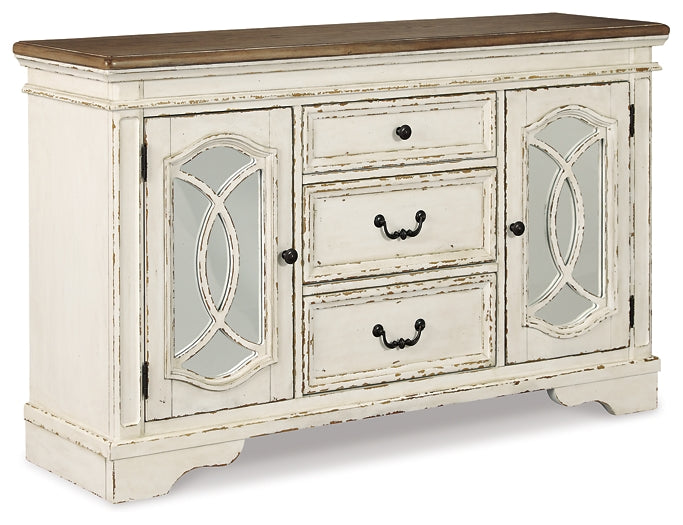 Realyn Dining Table and 6 Chairs with Storage at Towne & Country Furniture (AL) furniture, home furniture, home decor, sofa, bedding
