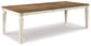 Realyn Dining Table and 8 Chairs at Towne & Country Furniture (AL) furniture, home furniture, home decor, sofa, bedding