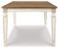 Realyn Dining Table and 8 Chairs at Towne & Country Furniture (AL) furniture, home furniture, home decor, sofa, bedding