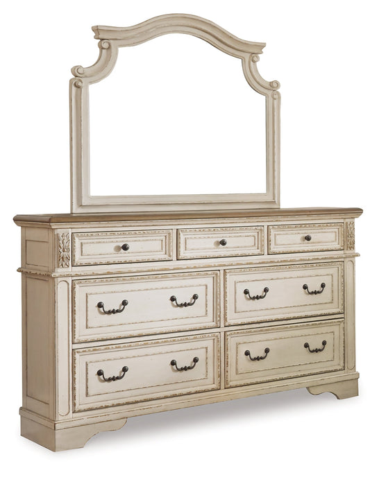 Realyn Dresser and Mirror at Towne & Country Furniture (AL) furniture, home furniture, home decor, sofa, bedding