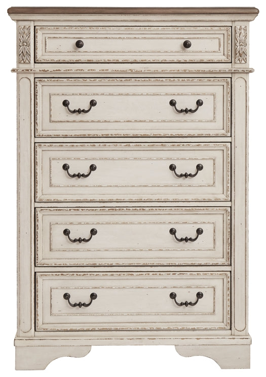 Realyn Five Drawer Chest at Towne & Country Furniture (AL) furniture, home furniture, home decor, sofa, bedding