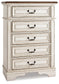 Realyn Full Panel Bed with Mirrored Dresser and Chest at Towne & Country Furniture (AL) furniture, home furniture, home decor, sofa, bedding
