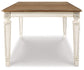 Realyn RECT Dining Room EXT Table at Towne & Country Furniture (AL) furniture, home furniture, home decor, sofa, bedding